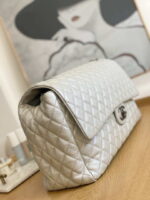 chanel a91169 flap travel bag airport series a94305 caviar calfskin silver white 3 luxibags.ru .jpg