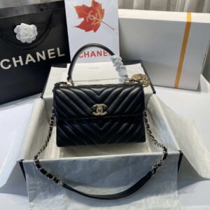 chanel a92236 flap bag with top handle lambskin gold tone metal black 019 luxibags.ru .jpg