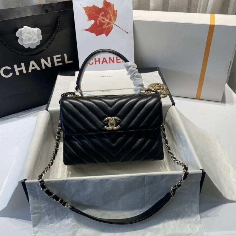 chanel a92236 flap bag with top handle lambskin gold tone metal black 019 luxibags.ru .jpg
