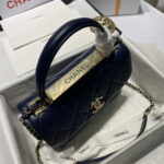 chanel a92236 flap bag with top handle lambskin gold tone metal black 039 luxibags.ru .jpg