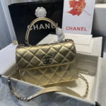 chanel a92236 flap bag with top handle lambskin gold tone metal gold 007 luxibags.ru .jpg