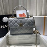 chanel a92236 flap bag with top handle lambskin gold tone metal gray 007 luxibags.ru .jpg
