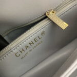 chanel a92236 flap bag with top handle lambskin gold tone metal gray 009 luxibags.ru .jpg