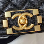 chanel a94805 boy flap bag with handle grained shiny calfskin gold tone metal black 003 luxibags.ru .jpg