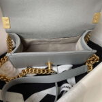 chanel a94805 boy flap bag with handle grained shiny calfskin gold tone metal gray 007 luxibags.ru .jpg