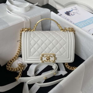 chanel a94805 boy flap bag with handle grained shiny calfskin gold tone metal white 001 luxibags.ru .jpg