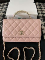 chanel a96033 woc wallet on chain with small flower handle pink lambskin 01 luxibags.ru .jpg
