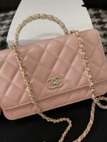 chanel a96033 woc wallet on chain with small flower handle pink lambskin 04 luxibags.ru .jpg