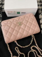 chanel a96033 woc wallet on chain with small flower handle pink lambskin 06 luxibags.ru .jpg