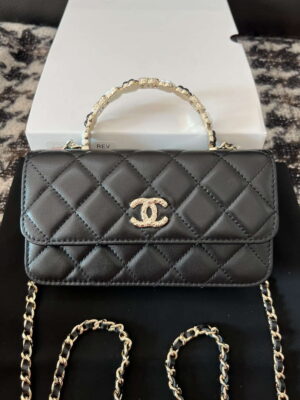 chanel a96034 woc wallet on chain with small flower handle black lambskin 01 luxibags.ru .jpg