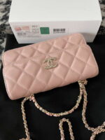 chanel a96034 woc wallet on chain with small flower handle pink lambskin 05 luxibags.ru .jpg