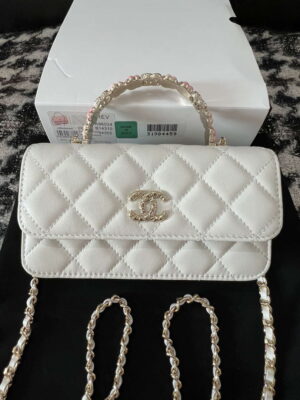 chanel a96034 woc wallet on chain with small flower handle white lambskin 01 luxibags.ru .jpg