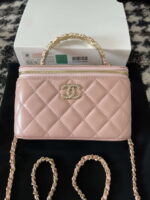chanel a96035 clutch lambskin vanity box bag pink 01 luxibags.ru .jpg