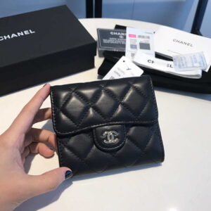 chanel ap0231 classic small flap wallet lambskin black gold 029 luxibags.ru .jpg