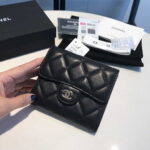 chanel ap0231 classic small flap wallet lambskin black gold 030 luxibags.ru .jpg