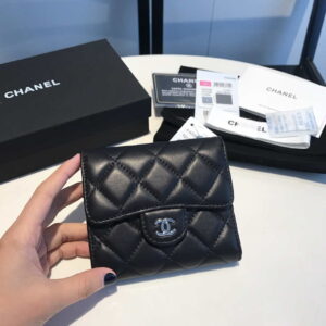 chanel ap0231 classic small flap wallet lambskin black sliver 001 luxibags.ru .jpg