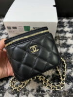 chanel ap1447 small vanity with chain calfskin black 002 luxibags.ru .jpg