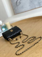 chanel ap2945 clutch with chain lambskin black gold 006 luxibags.ru .jpg