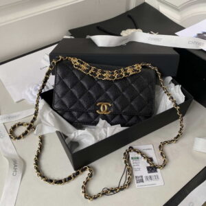 chanel ap3019 small flap bag woc calfskin phone bag black 001 luxibags.ru .jpg