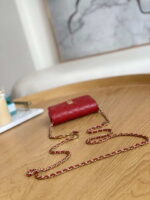 chanel ap3036 clutch with chain lambskin red 006 luxibags.ru .jpg