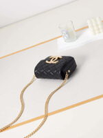 chanel ap3208 mini flap bag with chain shiny lambskin gold tone metal black 008 luxibags.ru .jpg