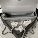 chanel ap3238 flap chain bag gray lambskin gold with handle bag 008 luxibags.ru .jpg