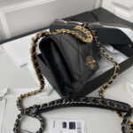 chanel ap3267 19 wallet on chain woc shiny lambskin black 014 luxibags.ru .jpg