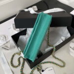 chanel ap3385 woc flap phone holder with chain lambskin green gold 006 luxibags.ru .jpg