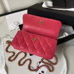 chanel ap3385 woc flap phone holder with chain lambskin red gold 008 luxibags.ru .jpg