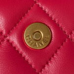 chanel ap3385 woc flap phone holder with chain lambskin red gold 009 luxibags.ru .jpg