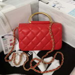 chanel ap3484 clutch with chain shiny lambskin gold tone metal red 002 luxibags.ru .jpg