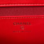 chanel ap3484 clutch with chain shiny lambskin gold tone metal red 008 luxibags.ru .jpg