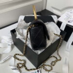 chanel ap3485 clutch with chain shiny lambskin gold tone metal black 005 luxibags.ru .jpg