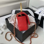 chanel ap3485 clutch with chain shiny lambskin gold tone metal red 005 luxibags.ru .jpg