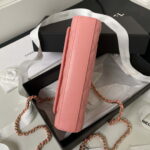 chanel ap3512 flap phone holder with chain lambskin imitation pearls enamel gold pink 006 luxibags.ru .jpg