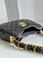 chanel ap3647 23k small hobo bag lambskin gold metal black 006 luxibags.ru .jpg