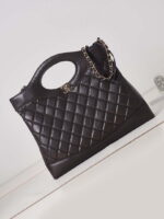 chanel as1010 31 larage shopping bag shiny lambskin dark brown 001 luxibags.ru .jpg