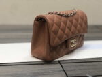 chanel as1116 mini flap handbag classic bag lambskin brown shiny gold a69900 002 luxibags.ru .jpg