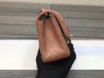 chanel as1116 mini flap handbag classic bag lambskin brown shiny gold a69900 003 luxibags.ru .jpg