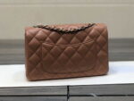 chanel as1116 mini flap handbag classic bag lambskin brown shiny gold a69900 004 luxibags.ru .jpg
