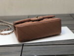 chanel as1116 mini flap handbag classic bag lambskin brown shiny gold a69900 006 luxibags.ru .jpg