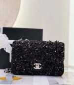 chanel as1116 samll flap sequin bag sparkling bingbing 20cm black 004 luxibags.ru .jpg