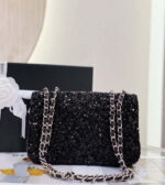 chanel as1116 samll flap sequin bag sparkling bingbing 20cm black 005 luxibags.ru .jpg
