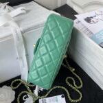 chanel as1787 mini flap bag football lambskin green gold 006 luxibags.ru .jpg