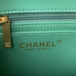 chanel as1787 mini flap bag football lambskin green gold 008 luxibags.ru .jpg