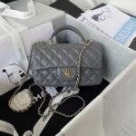 chanel as2431 mini flap lambskin bag with top handle light gold gray 001 luxibags.ru .jpg