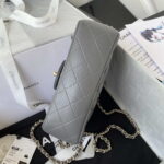 chanel as2431 mini flap lambskin bag with top handle light gold gray 006 luxibags.ru .jpg