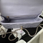 chanel as2431 mini flap lambskin bag with top handle light gold purple 007 luxibags.ru .jpg