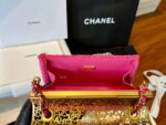 chanel as2535 mini evening bag wool tweed gold tone metal rose red 009 luxibags.ru .jpg
