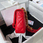 chanel as3205 mini flap bag lambskin gold tone metal red 05 luxibags.ru .jpg